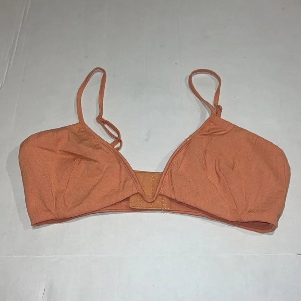 Intimately FP Suri Stretch Woven V-neck Bralette in Canyon moon size Small - Picture 3 of 14